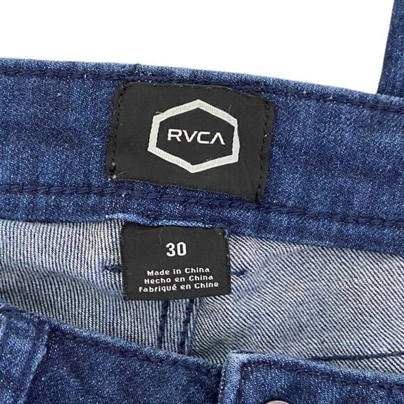 RVCA Skinny Jeans Dayley Medium Wash Size 30 - Picture 4 of 10